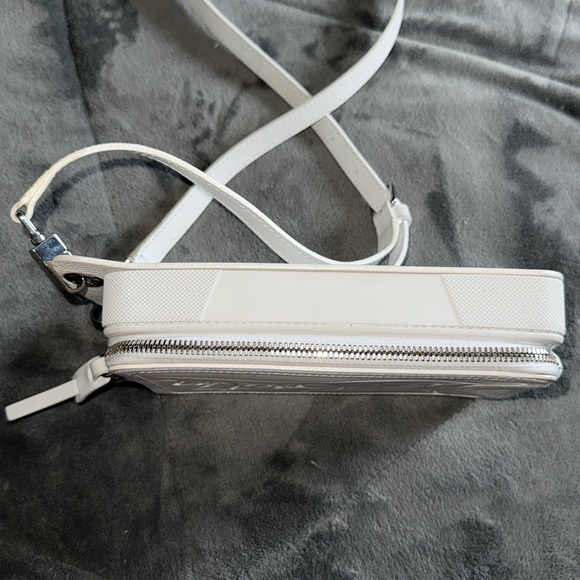 Preloved Christian Louboutin phone bag crossbody white excellent 7.5”L X 4.5”W - Picture 5 of 11